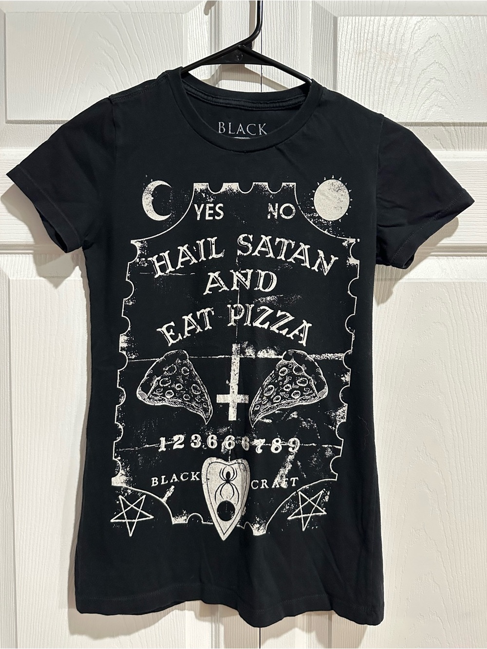 BLACKCRAFT CULT Hail Satan and Eat Pizza Shirt